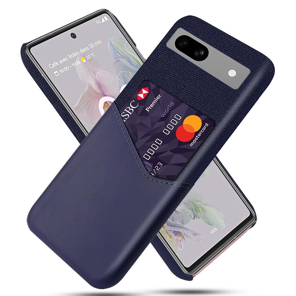 Anti-fall Phone Cover Card Holder For Google Pixel 7a,Cloth Texture Slim Protective Mobile Phone Case