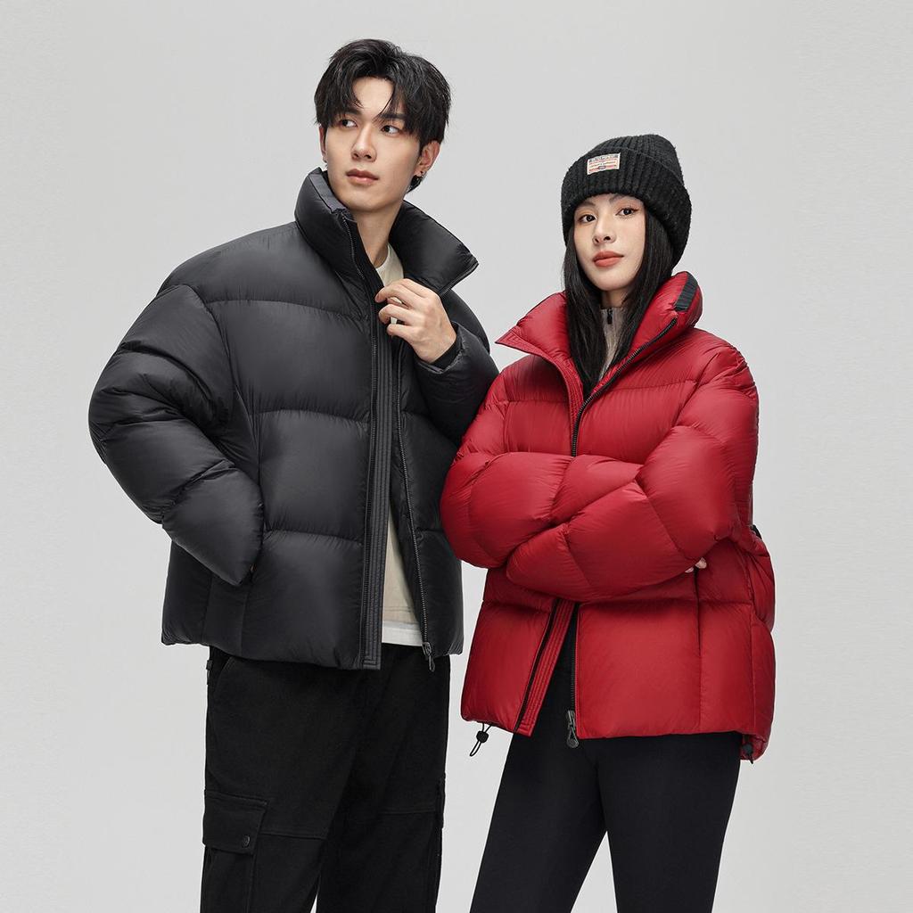 Couple's 2025 Winter Down Jacket: Men's 90% White Duck Down High Loft Outerwear