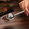 304 Stainless Steel Tea Infuser Strainer Mesh Teaspoon Filter Metal Loose Leaf Tea Bag Strainer Kitchen Teaware Kitchen Tea