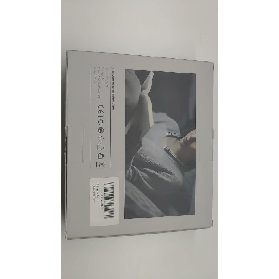 86lux LED Neck Reading Light, Book Light for Reading In Bed, 3 Colors, Hands Free, Long Lasting, Flexible Soft Lightweight Arms, Dual Focus Control