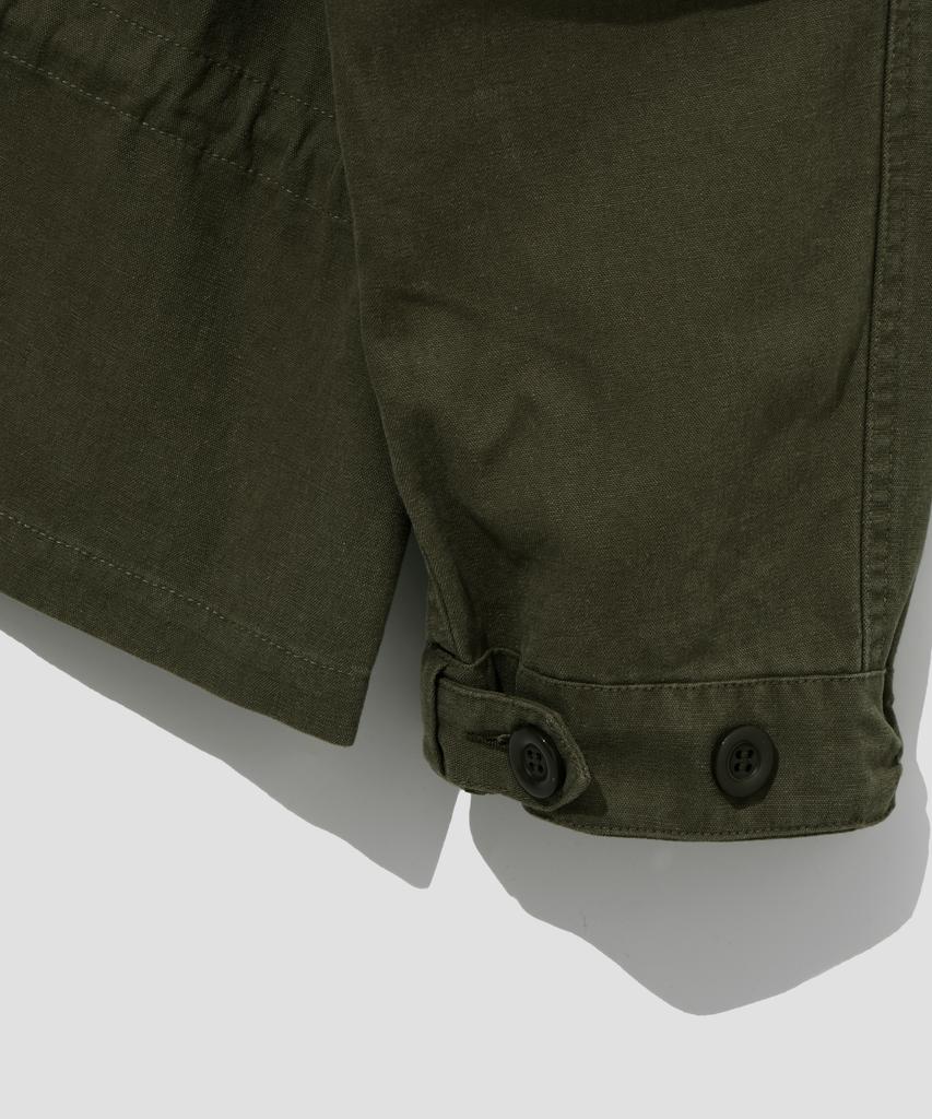 AGOD Washed Canvas Field Jacket [Khaki]