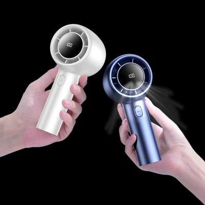 Digitální displej 100 rychlostí turbo ventilátor venkovní mini ruční ventilátor přenosný stolní ventilátor pro kancelářskou kolej