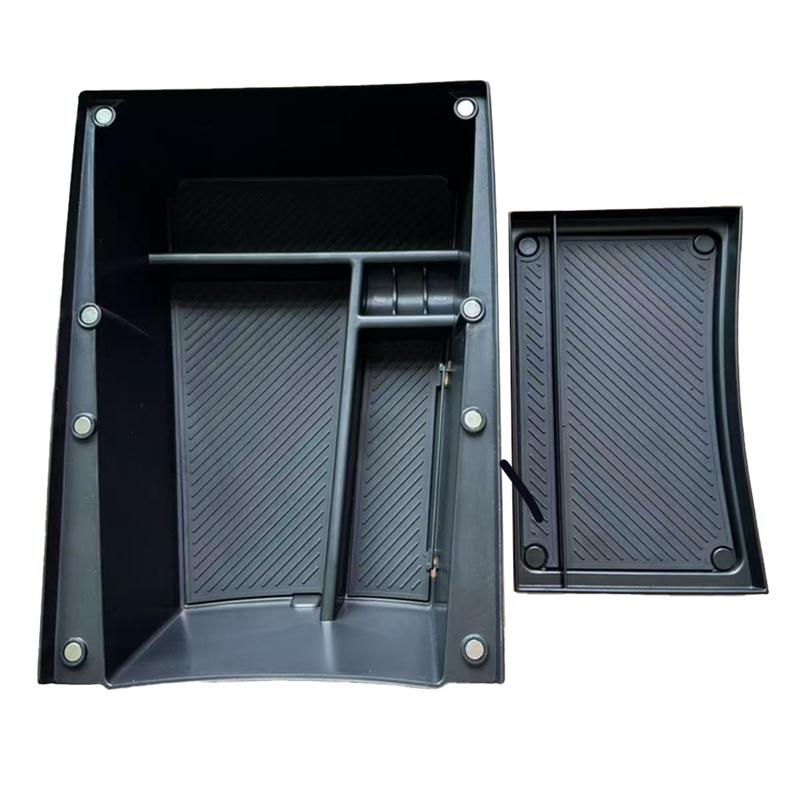 Schowek w podłokietniku konsoli środkowej samochodu, przedni i tylny, ukryty schowek, uporządkowane pudełko do Kia EV3 2024+ Pod schowkiem podłokietnika Bezpośredni tal