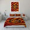 Yellow stripes, Spain emblem. Bedding sets Duvet cover sets Duvet covers Pillowcases(1 * Duvet Cover 2 * Pillowcases without duvet insert)