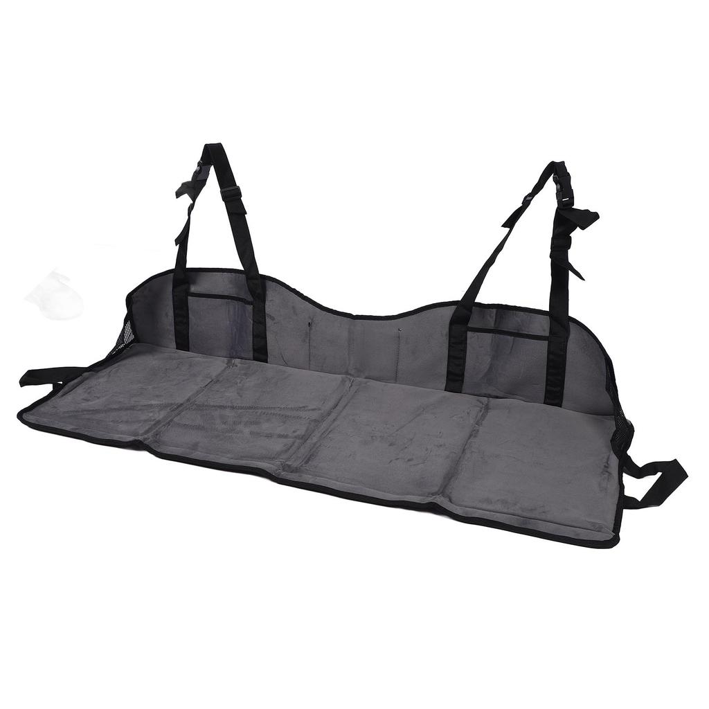 Foldable Car Back Seat Extender Soft Enhanced Comfort Plush Portable Rear Seat Mattrss Extension Plate for Vehicle SUV