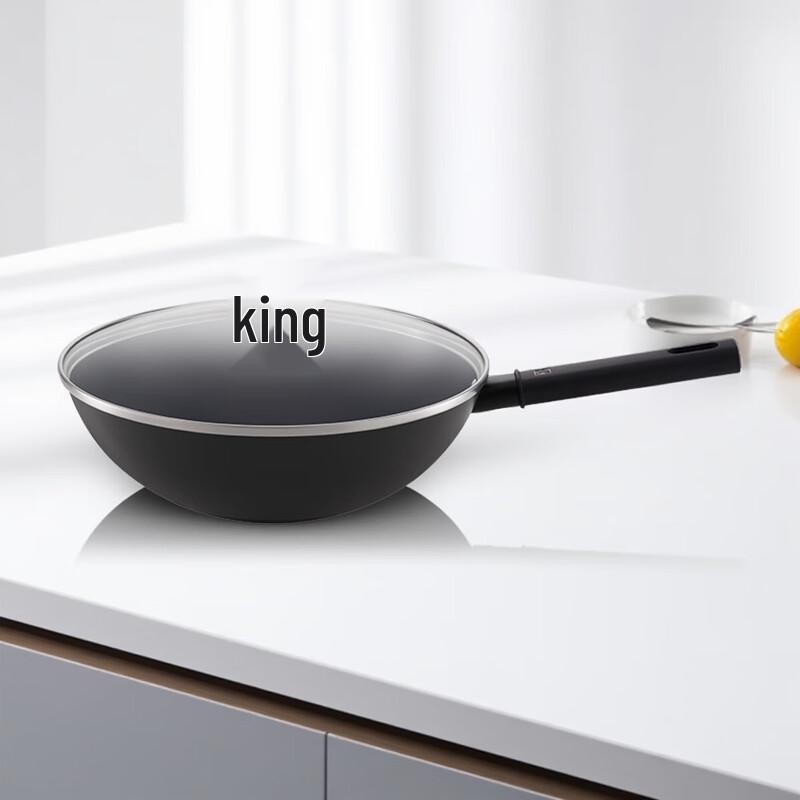 ZWILLING 30cm Titanium Wok with Glass Lid