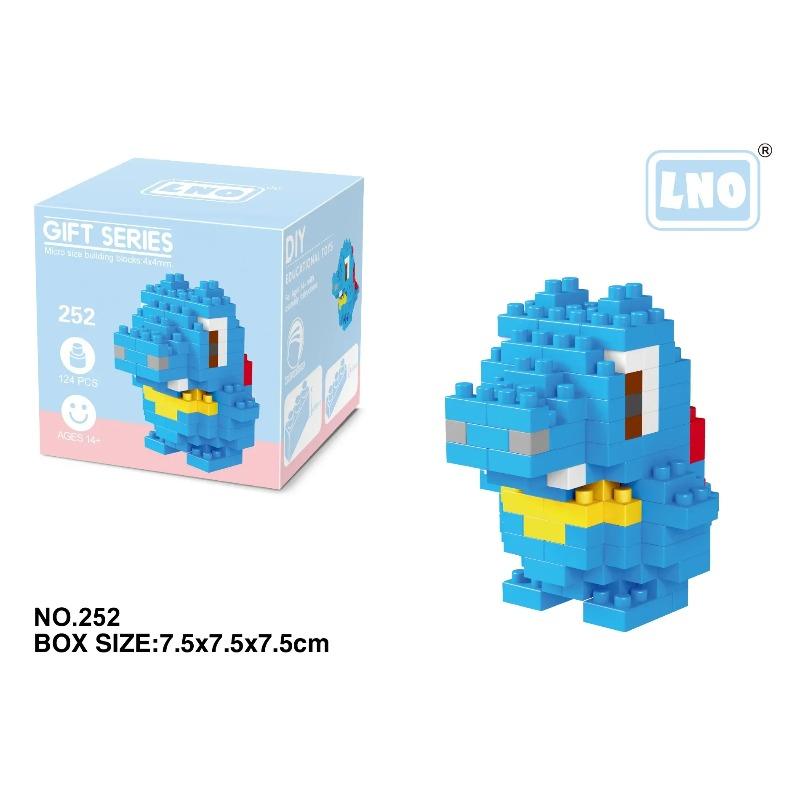 Pokemon Small Blocks Nanoblock Charizard Kyogre Groudon Rayquaza Model Education Graphics Toys for Kids Birthday Gift Toys