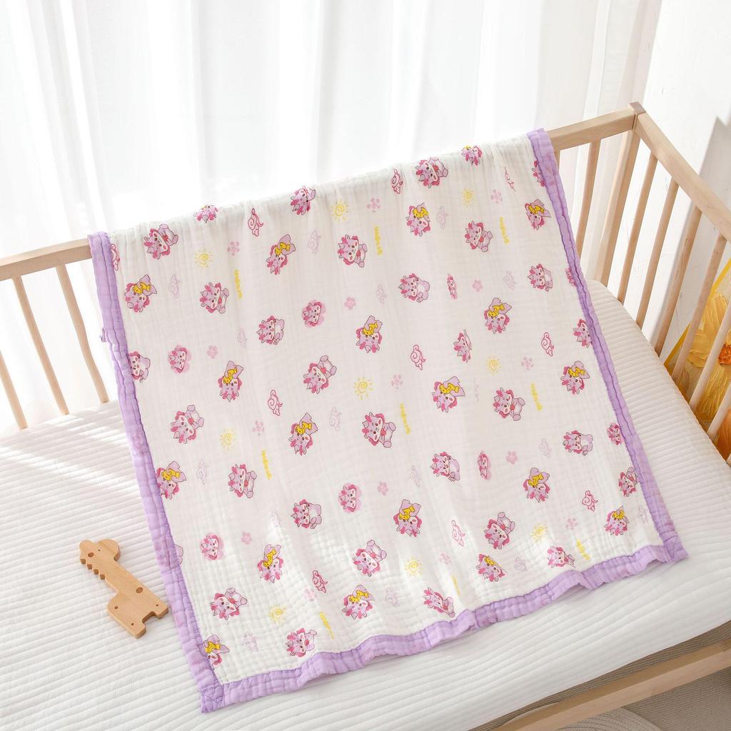 Six-layer Pure Cotton Gauze Baby Blanket and Swaddle