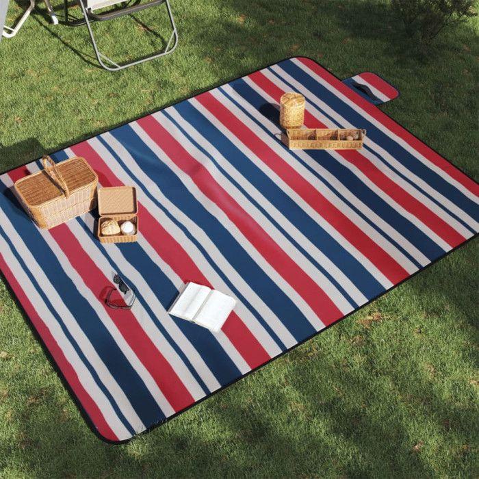 Couverture de pique nique pliable 200x150 cm velours