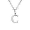 Elegante Collar con Colgante de 26 Letras para Mujer - Diseño Único Cadena para Clavícula de Acero de Titanio