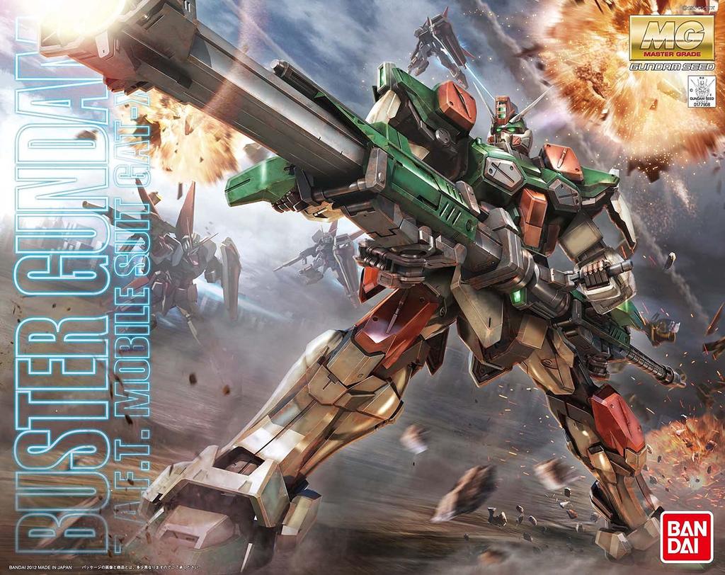 MG Mobile Suit Gundam SEED Buster Gundam Scale Plastic Model GAT-X103 1/100 Pre-Colored