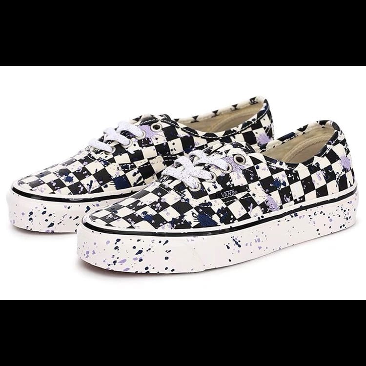 Autentiche Vans 44 Dx 'Anaheim Factory - Ricamo Splatter Scacchiera' VN0A5KX48FI