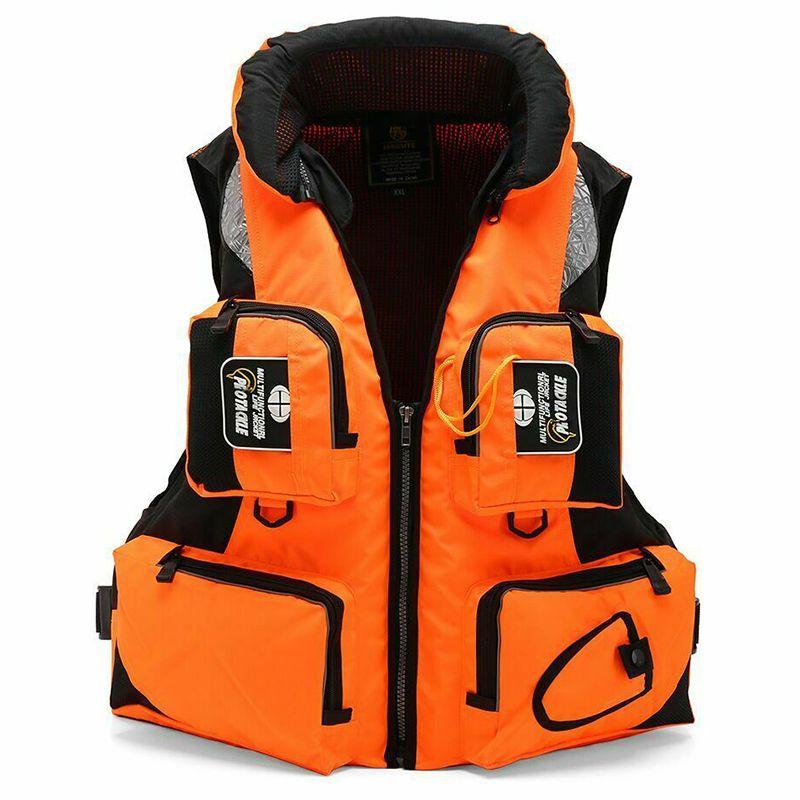 Safety Life Jacket Vest Adjustable Buoyancy For Sailing Kayak Canoeing Fishing