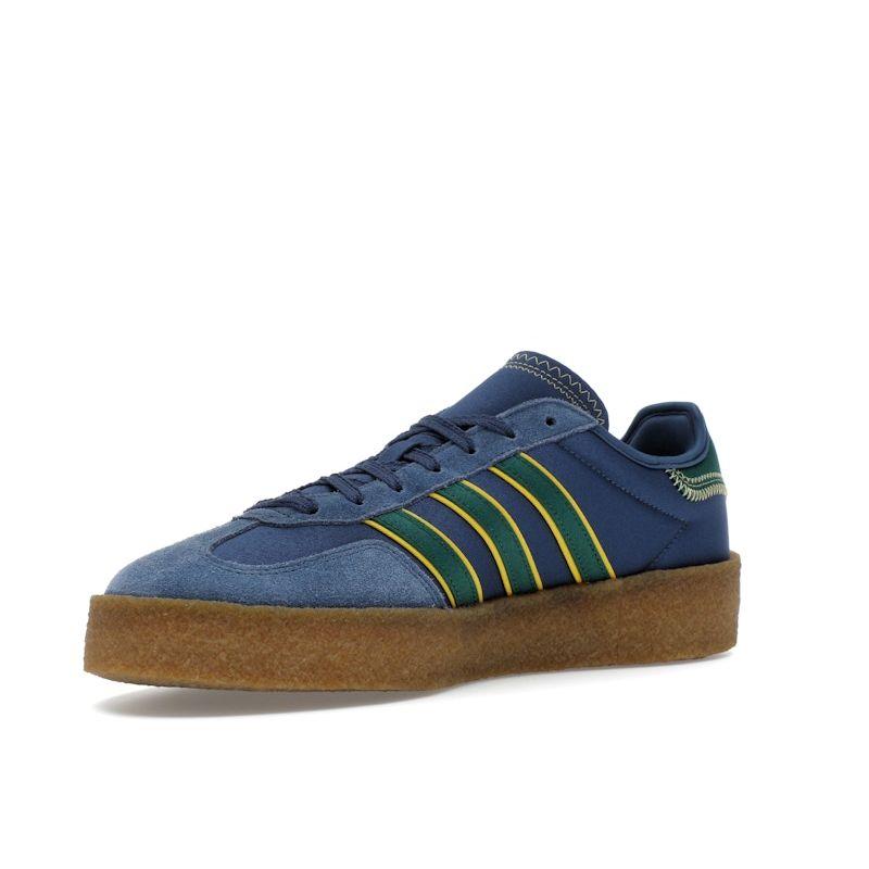 CLOT X Adidas Gazelle Crepe Sole Pack - Night Marine Unisex Sneakers Blue Collegiate-Green Hazy-Yellow JR5408