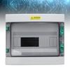 Electrical Junction Box, ABS Plastic Circuit Breaker Box with Locking Function, IP66 Rain Proof Outdoor Distribution Junction Box with Transparent Cov
