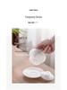 Nanshan Yaoguang 9-Piece High-End Ice Jade Dehua Porcelain Kung Fu Tea Set