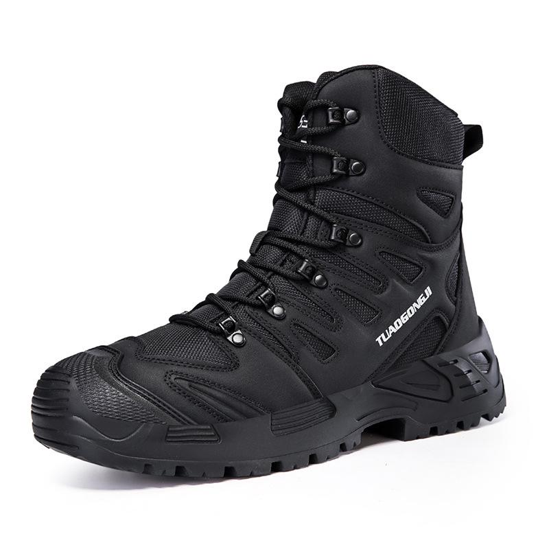 Men's Lightweight Non-Slip Combat Boots High-Top Wear-Resistant Breathable New Style