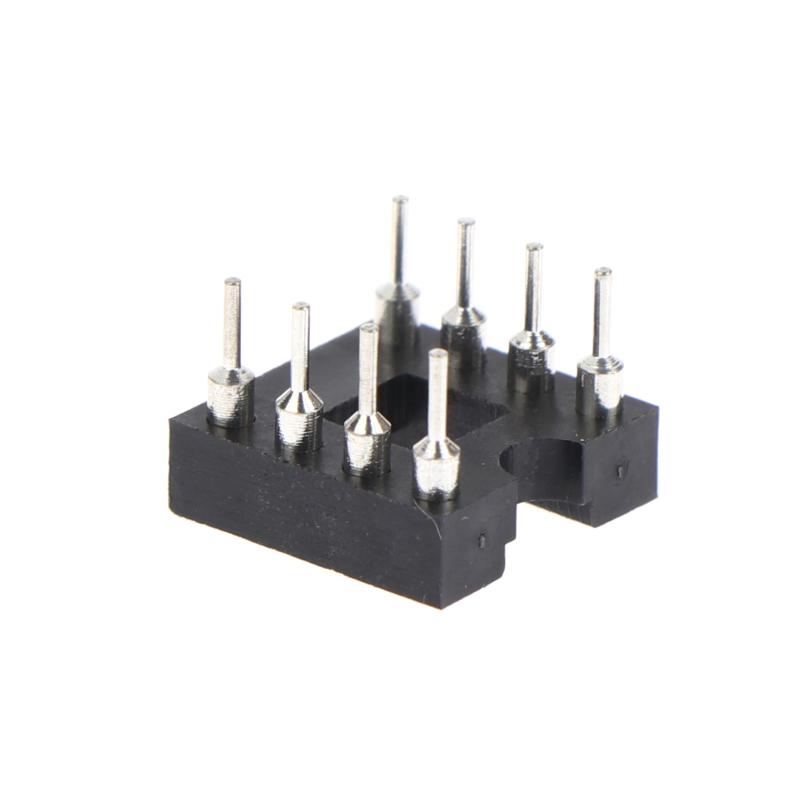 Original 8 Pin 8Pin 8P Rundloch Dip Ic Sockel Adapter Löt-Typ Dip-8 Rund Ic Sockel
