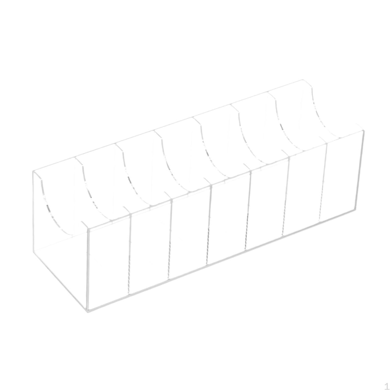 

Акриловый органайзер для ремня, ящик для стойки, домашний гардероб, прозрачный держатель для хранения, много отделений 7 Compartments