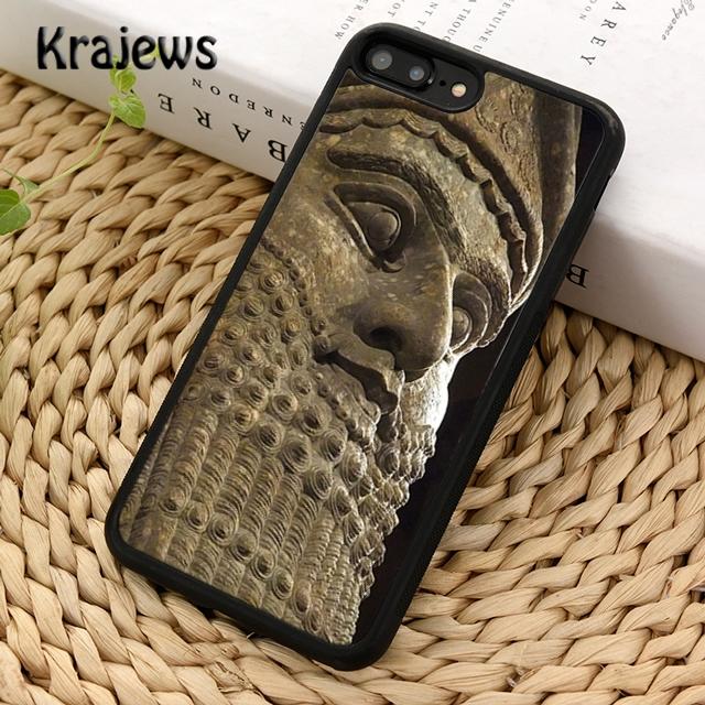 Krajews Lamassu Assyrian Mesopotamian Phone Case Cover For iPhone 17 Air 16 15 14 plus 12 13 pro max Fundas