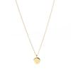 Genuine Gold and Sterling Silver 925 Necklace for Men and Women. Simple, thin, small chain set with genuine pendant top and drawstring pouch. Casual,