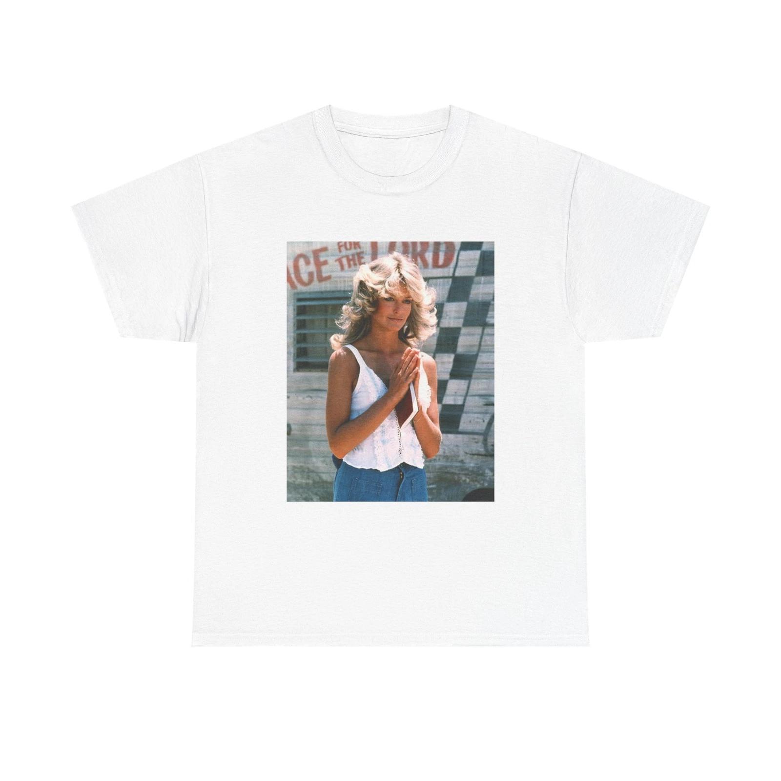 Men s and Women s T-shirts Farrah Fawcett XXL