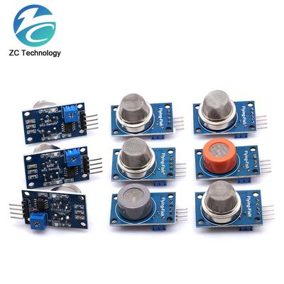 MQ-2 MQ-3 MQ-4 MQ-5 MQ-6 MQ-7 MQ-8 MQ-9 MQ-135 Detection Smoke Methane Liquefied Gas Sensor Module for Arduino Starter DIY Kit