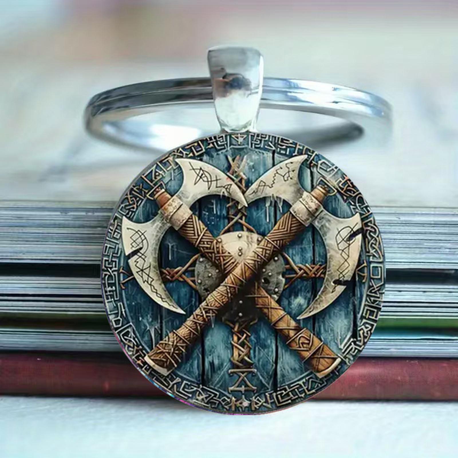 

Модний сплавний брелок-підвіска Кругле металеве кільце для ключів One Size