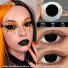 Eyeshare  1 Pair Halloween Contact Lens 14.5mm Blind Eye Anime Yearly Natural Colored Contact Lenses