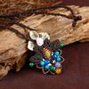 Original Handmade Ethnic Style Agate Short Necklace Femininity Retro Versatile Collarbone Chain Simple Classical Accessories