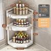 Kitchen Shelf Countertop Multi-layer Corner Multifunctional Triangle Seasoning Shelf Wall Corner Seasoning Tank Storage Rack