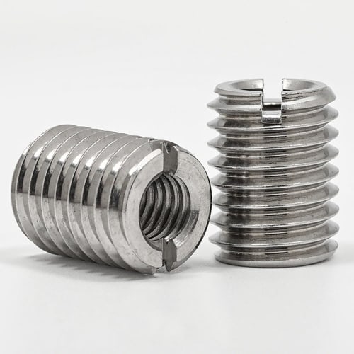 YANYULI Insert Nuts, Thread Conversion Adapters, 10-Piece Set, Inner Diameter M8*1.25, Outer Diameter M10*1.5, Stainless Steel, for Thread Repair, Spl