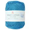 Hamanaka Washed Cotton Crochet Yarn Fine Col.144 Blue 25g Approx. 104m 3842