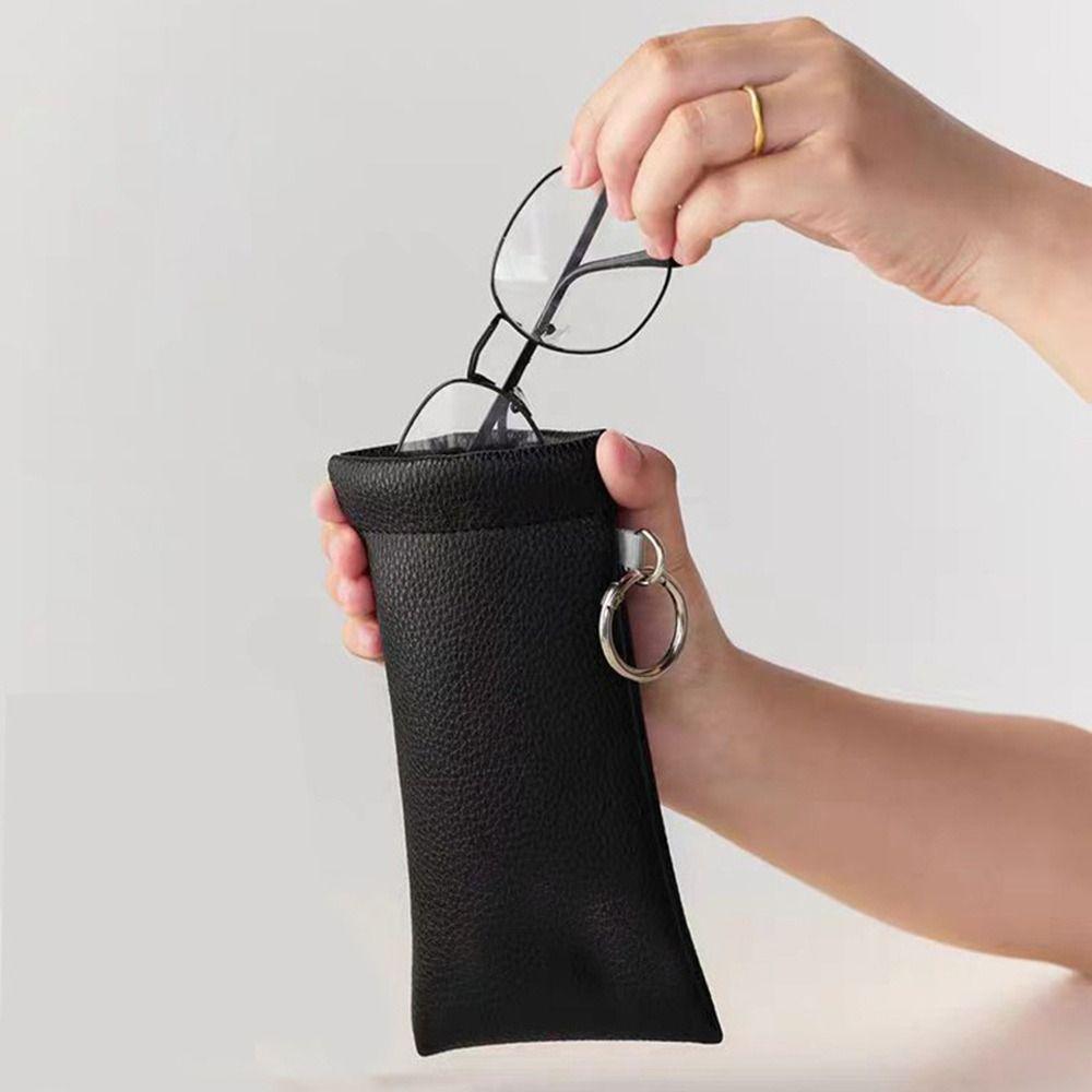 Automatic Closure Glasses Protective Case Dustproof Sunglasses Case Glasses Storage Bag  Travel Use