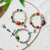 Literary Bracelet Maillard Color Jingdezhen Ceramic Bracelet Female Gift Student National Style Creative National Style Accessories