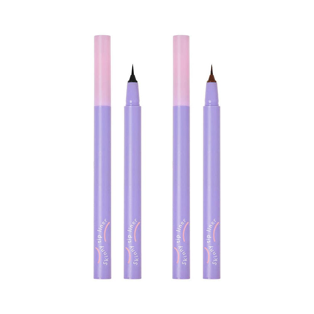 LALA CHUU Skinny Tip Eyeliner (2 colors) Ink Black x2
