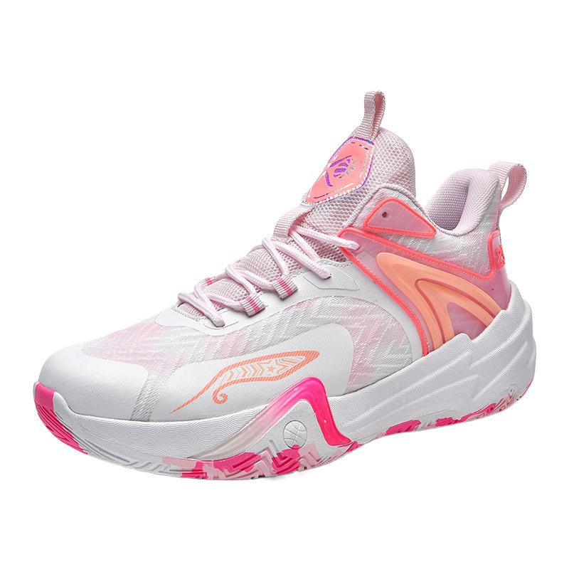 Basketballschuhe 22 neue Sommer atmungsaktive Teenager Trendschuhe rutschfeste Reibungsgeräusche Kampfsport-Sneaker Plateau-Sneaker