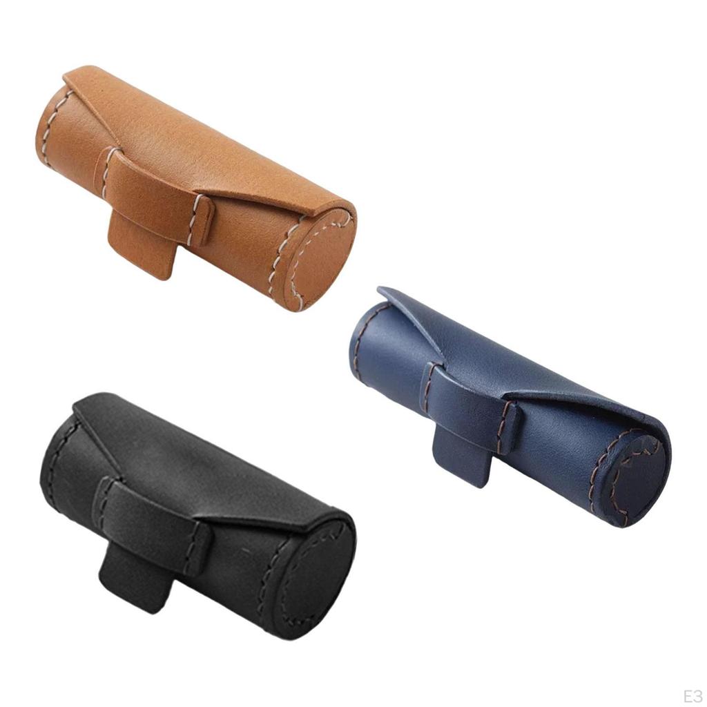 Leather Mini Lipstick Bag Elegant Small for Daily Use Pouch