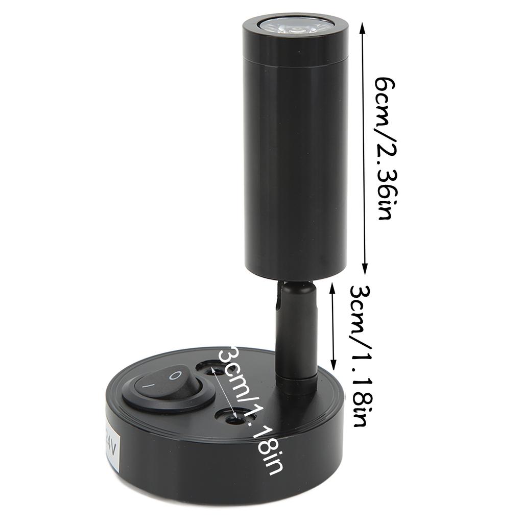 RV Bedside Reading Light Rotatable Wall Mount LED Spot Reading Light 3W with for Boat