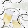 Pack of 20 Champagne Flute Paper Napkins