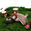 Flapping Wings Birds Cat Toy Interactive Flying Sparrow with Lifelike Chirping Sound Touch Activated Plush Birds Kitten Toy for Indoor Cats
