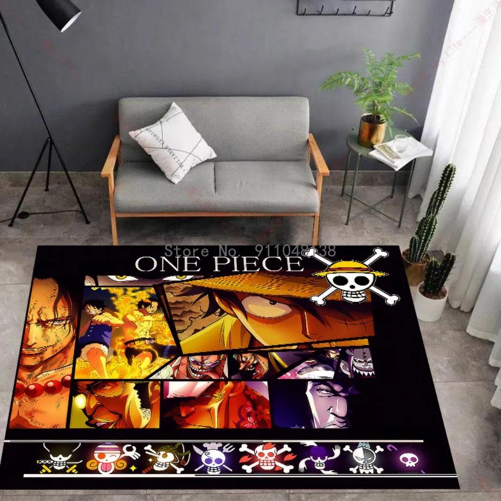 2026 Anime One Piece Japan Cartoon Teppich Teppich Für Wohnzimmer Schlafzimmer Sofa Fußmatte Dekoration Kinder Spielen Rutschfester Boden