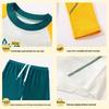 Youyou Boy's Long Sleeve Sun Protection Swimsuit Set