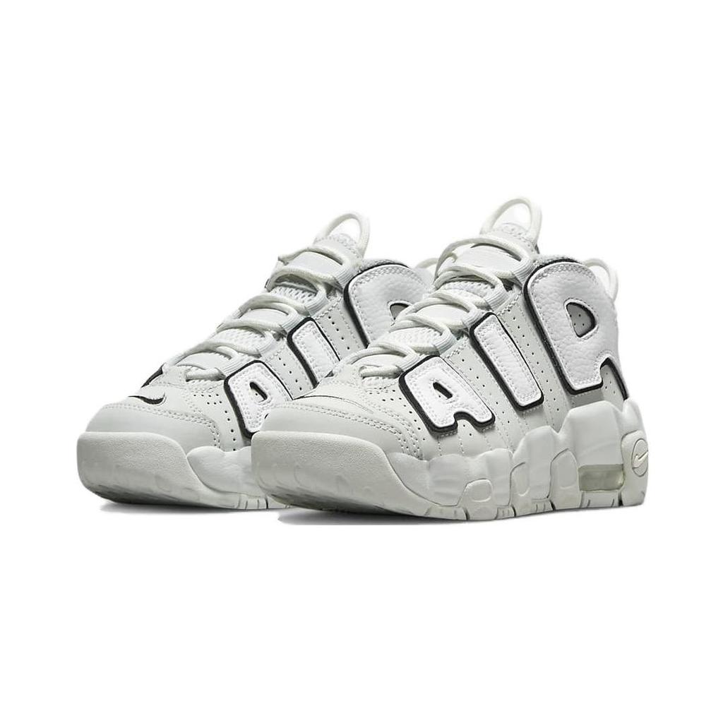 Nike Air More Uptempo PS Photon Dust Black Kids Sneakers White Metallic-Silver FD0023-001