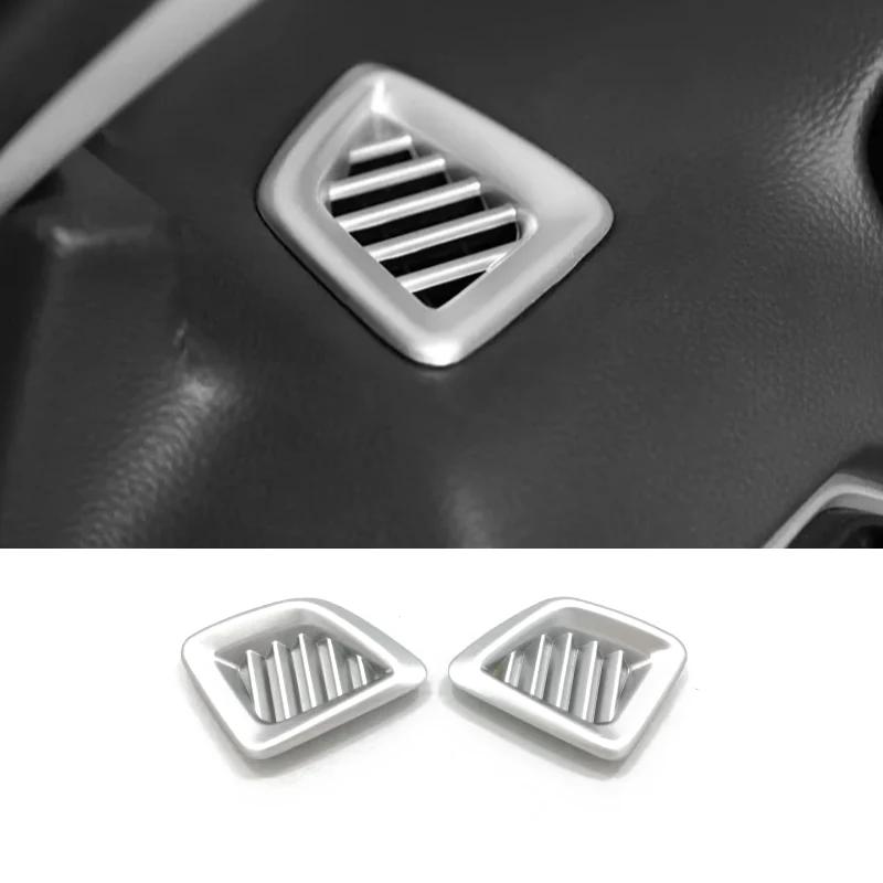 For Honda Accord 10th Gen 2018 Carbon Fiber Style Interior Dashboard Air Vent AC Outlet Cover Molding Trim Decals