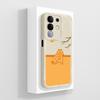 For Vivo T4x T2x T1x V27 V23 Pro V21 V21E V23 V23E V25 V25E V27E Y19E IQOO Z10X Phone Cover Cute Avocado Pattern Liquid Silicone Shell For Vivo Casing