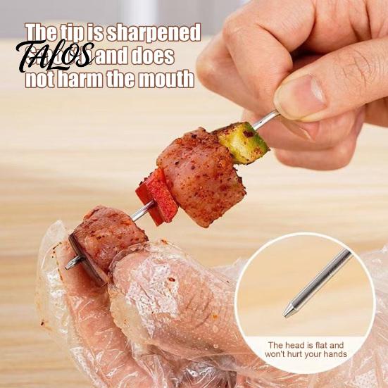 Air Fryer Cooking Gadgets Stainless Steel Skewer Rack, Vertical Kabob Frame Stand, Multi-Purpose Skewers Holder for Meat And Vegetables Tools