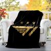 T1 Flannel Blanket Soft All-Season Throw, Design for Camping, Car Travel, Hiking Sofa, Bed, Office Perfect Gift for Parties