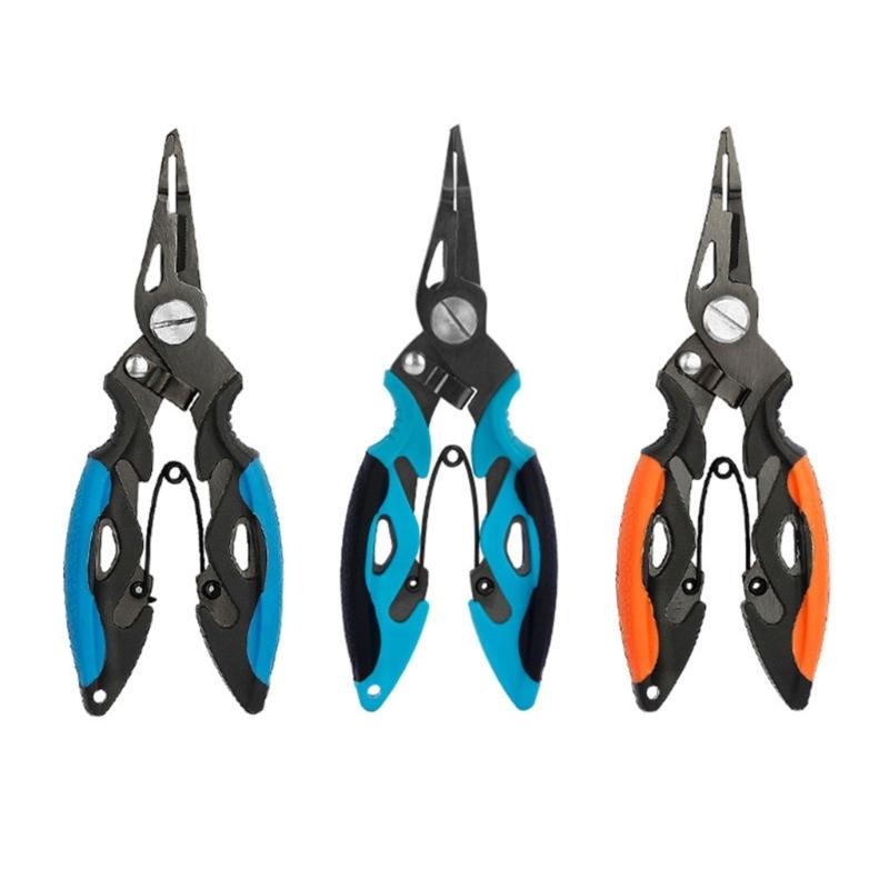 Compacts Fishing Tool Pliers with Strong Stainless Steel Reliability Lures Plier for Both Freshwaters and Saltwater Use