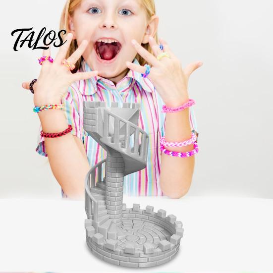 Gaming Convention Accessory Dice Tower Castle Rolling with Tray Role Playing Game Retro Compact DND And for RPG Tabletop Games Enhance